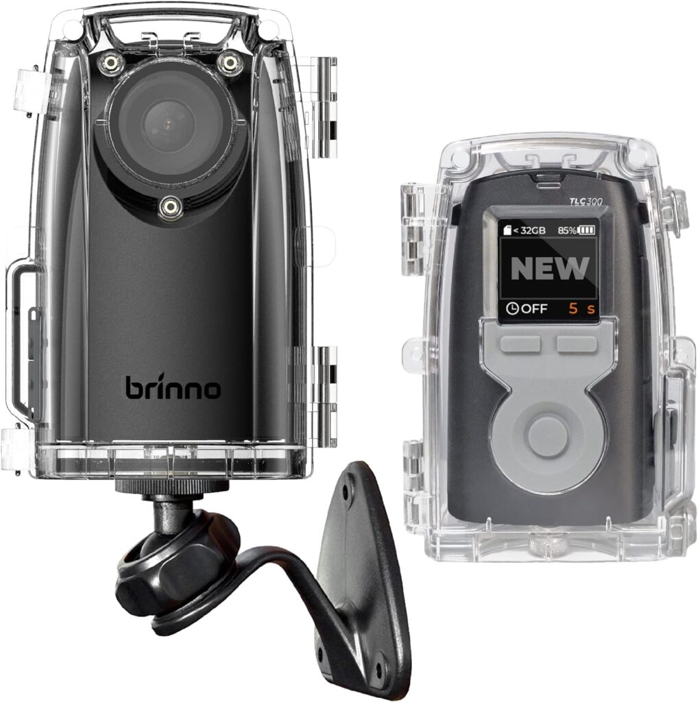Brinno Time Lapse Camera BCC300-M | Camera Outdoor Construction Jobsite, Plant, Weather Timelapse Camera | LCD Screen, Extended Battery Life, IPX4 Water-Resistant, Wall Mount