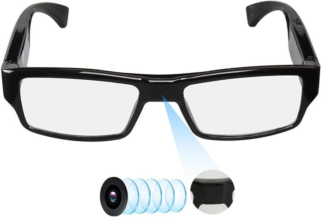 Camera Glasses, 1080P HD Outdoor Camera Video Glasses for Sports, Driving, Hiking, Fishing, Riding