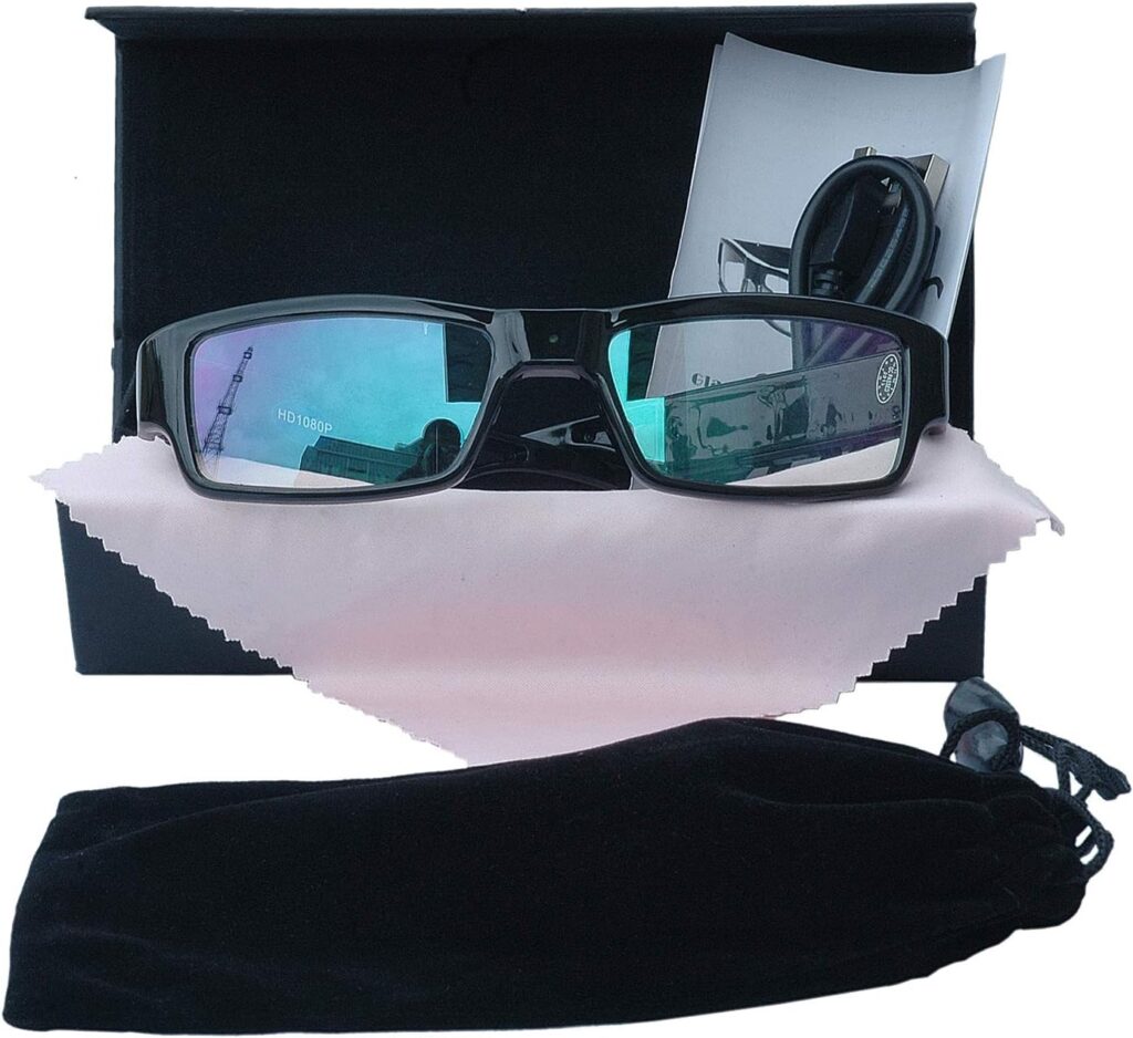 Camera Glasses, 1080P HD Outdoor Camera Video Glasses for Sports, Driving, Hiking, Fishing, Riding