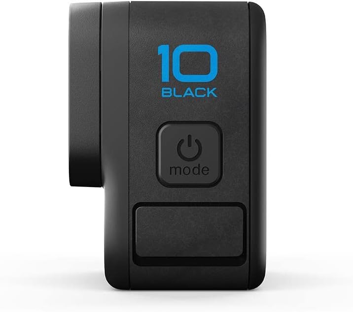 GoPro HERO10 Black - Waterproof Action Camera with Front LCD and Touch Rear Screens, 5.3K60 Ultra HD Video, 23MP Photos, 1080p Live Streaming, Webcam, Stabilization