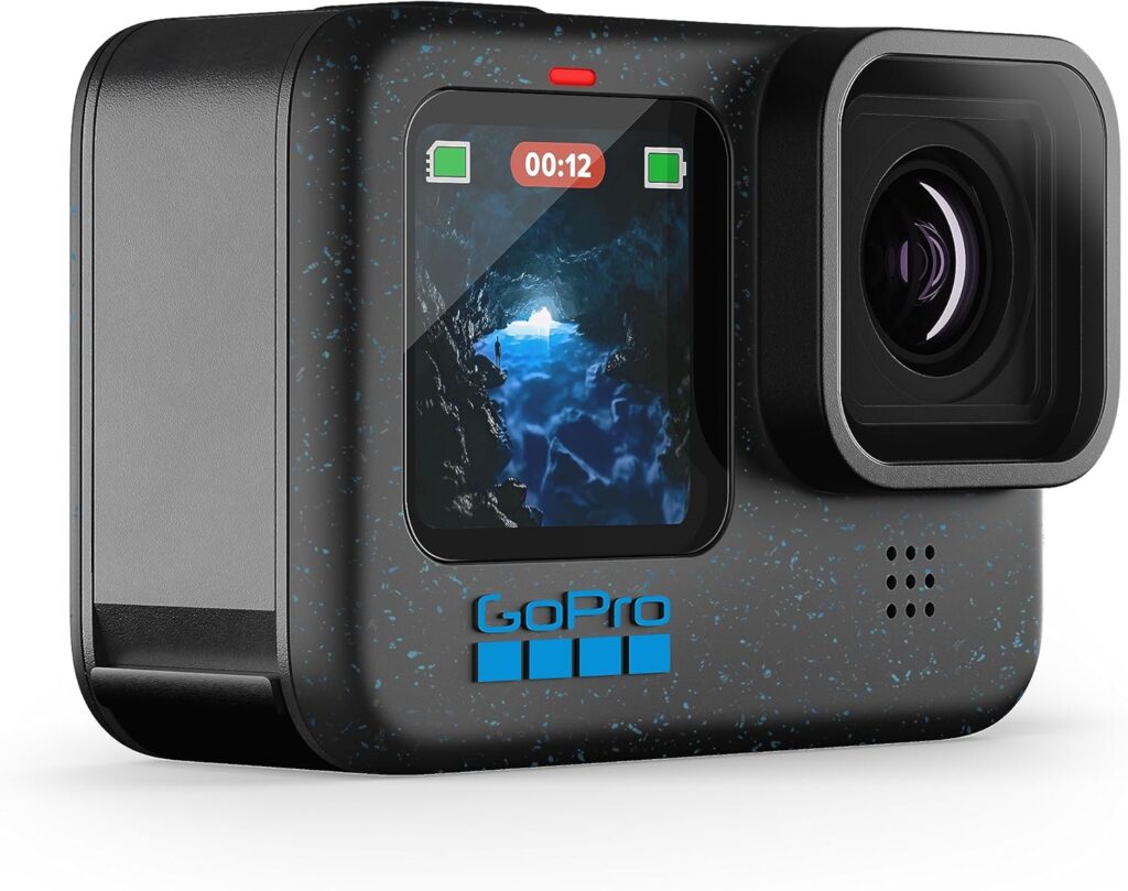 GoPro HERO12 Black - Waterproof Action Camera with 5.3K60 Ultra HD Video, 27MP Photos, HDR, 1/1.9 Image Sensor, Live Streaming, Webcam, Stabilization