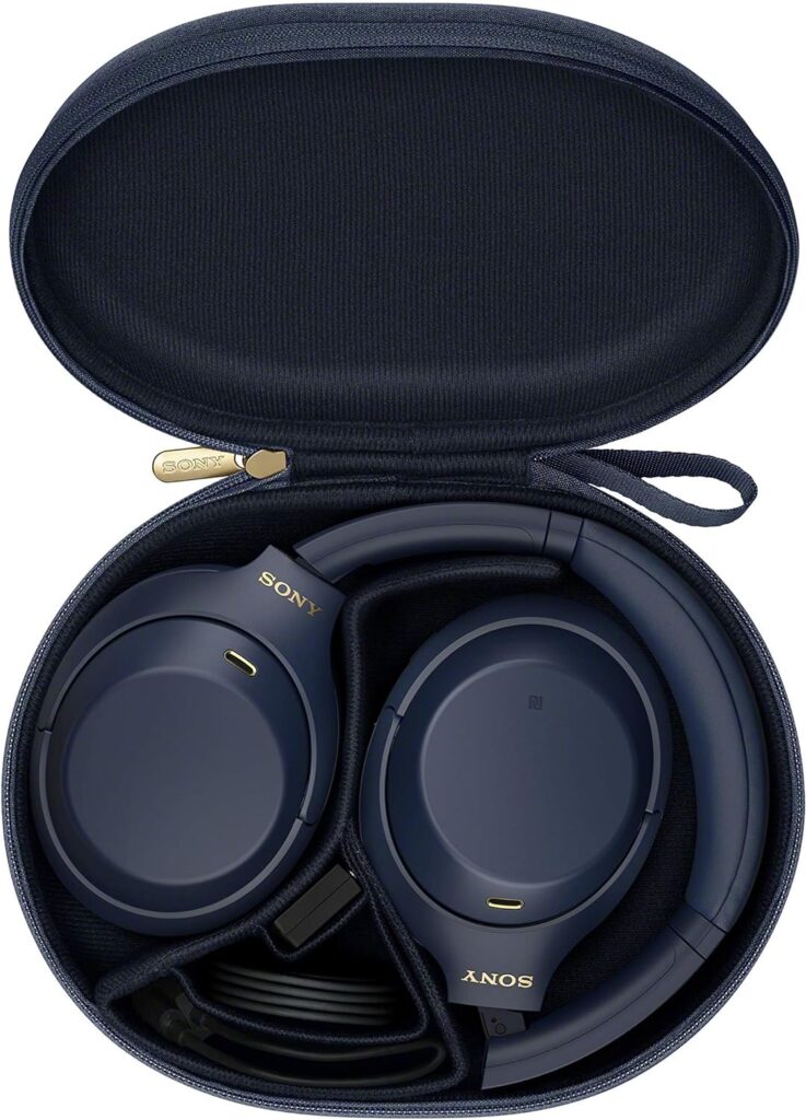 Sony WH-1000XM4 Wireless Premium Noise Canceling Overhead Headphones with Mic for Phone-Call and Alexa Voice Control, Black WH1000XM4
