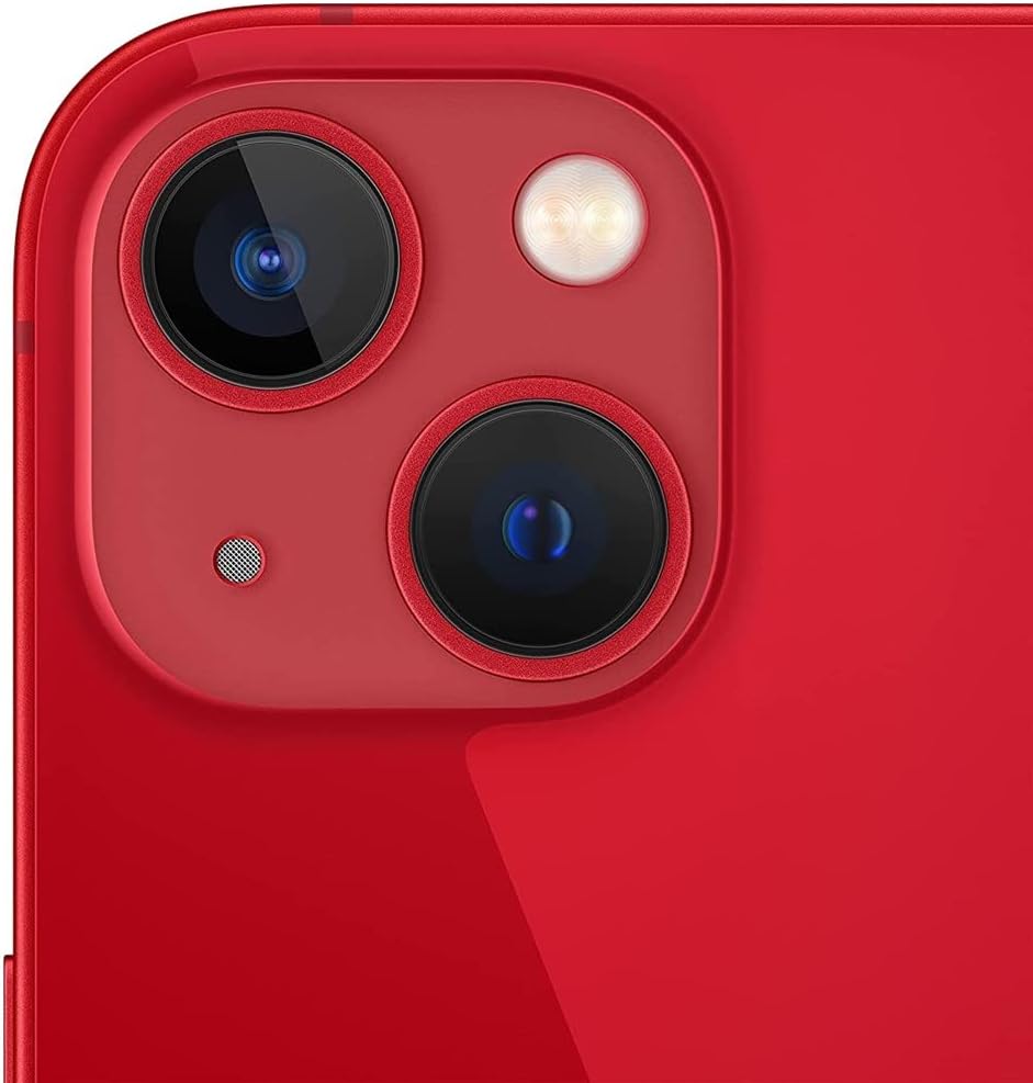 Apple iPhone 13, 128GB, Red - Unlocked (Renewed)