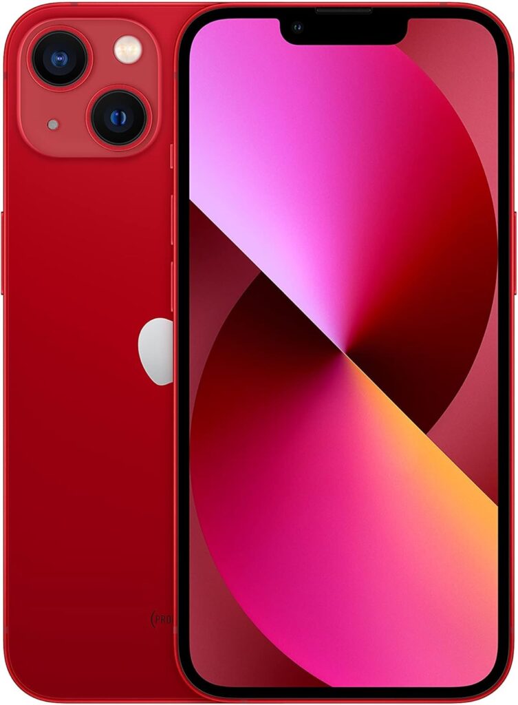 Apple iPhone 13, 128GB, Red - Unlocked (Renewed)