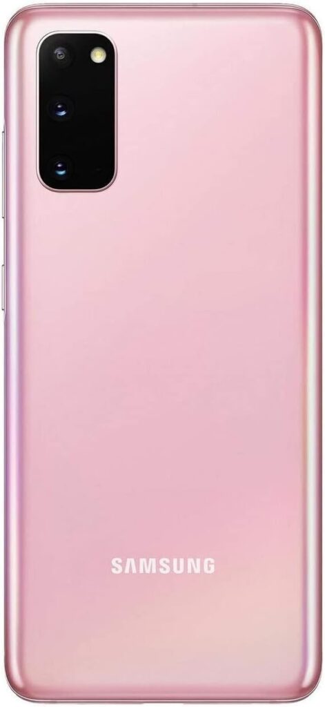 Samsung Galaxy S20 5G, 128GB, Cloud Pink - Unlocked (Renewed)
