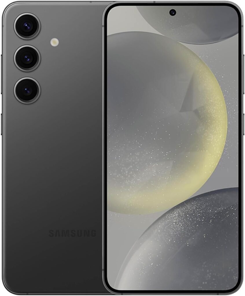 SAMSUNG Galaxy S24 Cell Phone, 256GB AI Smartphone, Unlocked Android, 50MP Camera, Fastest Processor, Long Battery Life, US Version, 2024, Onyx Black