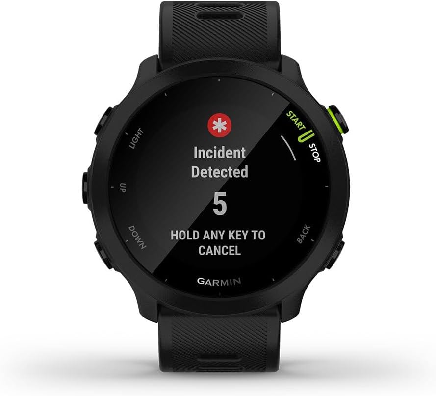 Garmin Forerunner 55 GPS Running Smartwatch, Black